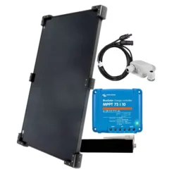 Sale EM Kit solaire PERC HR noir 165 W - VICTRON Bluesolar MPPT 75/15 Solaire·Kit Panneau Solaire Rigide|Energie Solaire·Kit Panneau Solaire Rigide