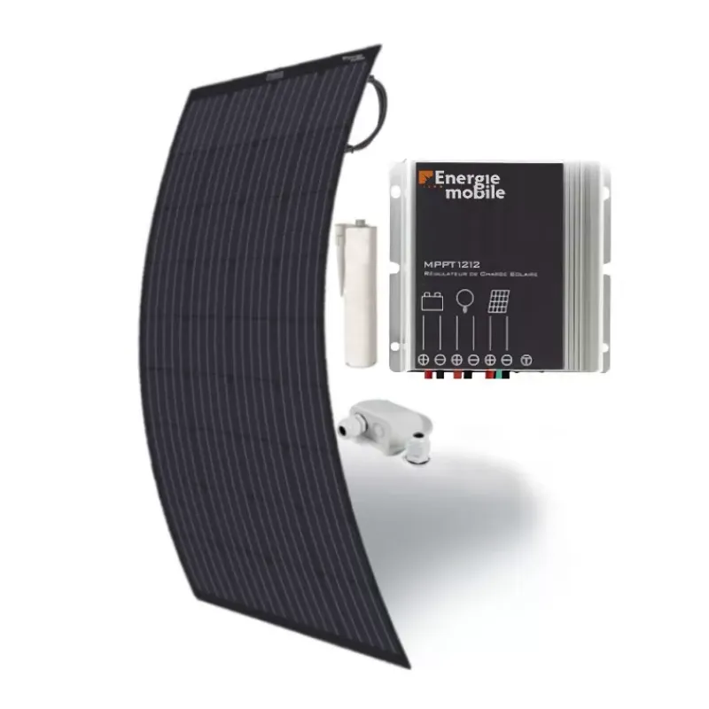 EM Kit solaire souple PERC Flex 115 W noir / MPPT*Energie Mobile Outlet