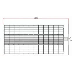 EM Kit solaire souple PERC Flex 115 W noir / MPPT*Energie Mobile Outlet