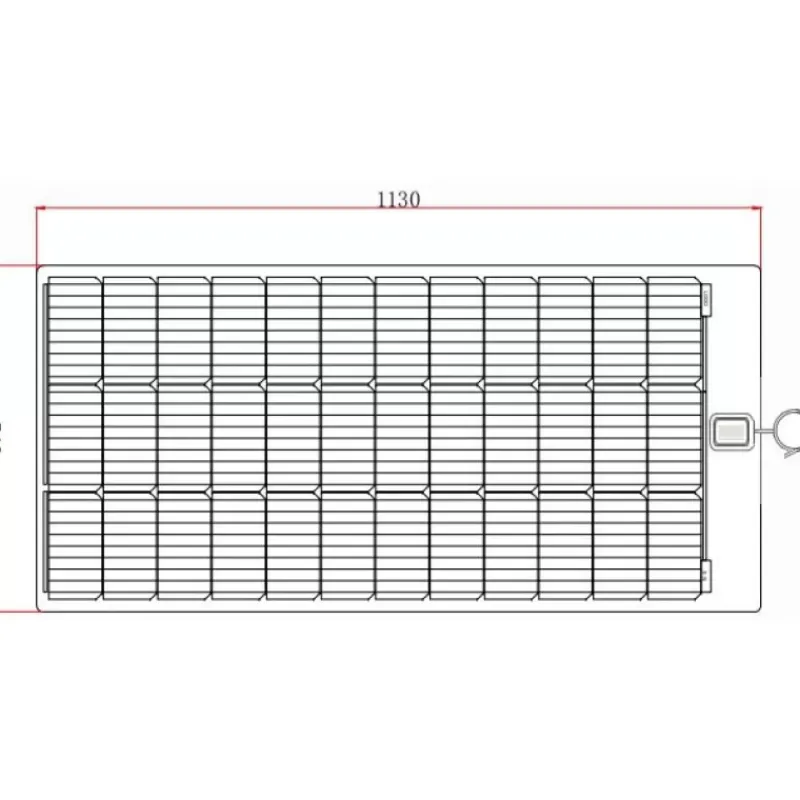 EM Kit solaire souple PERC Flex 115 W noir / MPPT*Energie Mobile Outlet