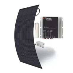 EM Kit solaire souple PERC Flex 210 W noir / MPPT*Energie Mobile Online