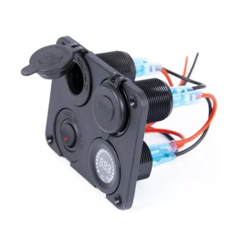 Sale EM Mini tableau C 12V + USB/C + Voltmètre Pro DC Distribution & Protection·Prise Et Fiche Dc (Allume Cigare, 12V, Usb...)|Distribution & Protection·Tableau Électrique