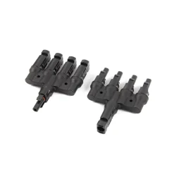 Clearance EM Paire de connecteurs MC4 | 4 en 1 Solaire·Accessoire Panneau Solaire|Energie Solaire·Equipement Solaire