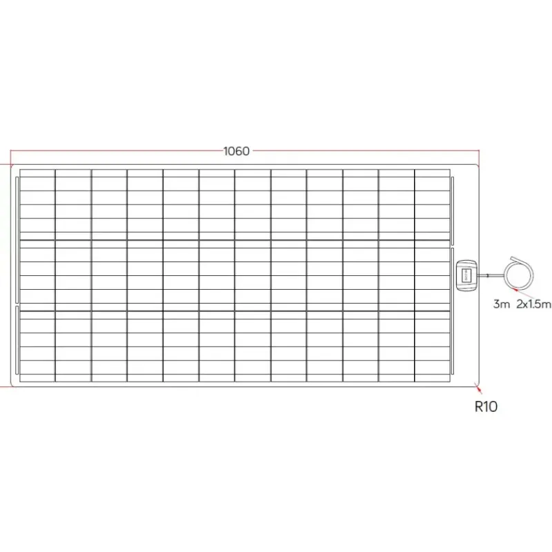 EM Panneau solaire A-Flex 105 W*Energie Mobile New