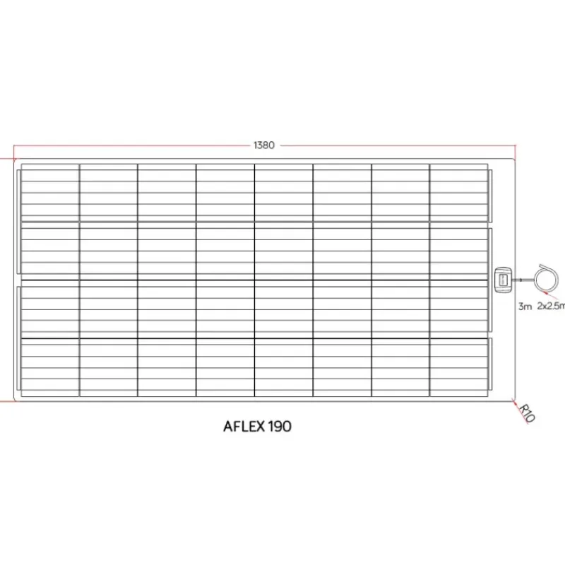 EM Panneau solaire A-FLEX 190 W*Energie Mobile Sale