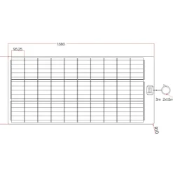 Hot EM Panneau solaire A-Flex 135 W Solaire·Panneau Solaire Souple|Energie Solaire·Panneau Solaire Souple