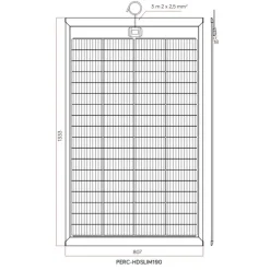 Discount EM Panneau solaire PERC-HD slim 190 Solaire·Panneau Solaire Rigide|Energie Solaire·Panneau Solaire