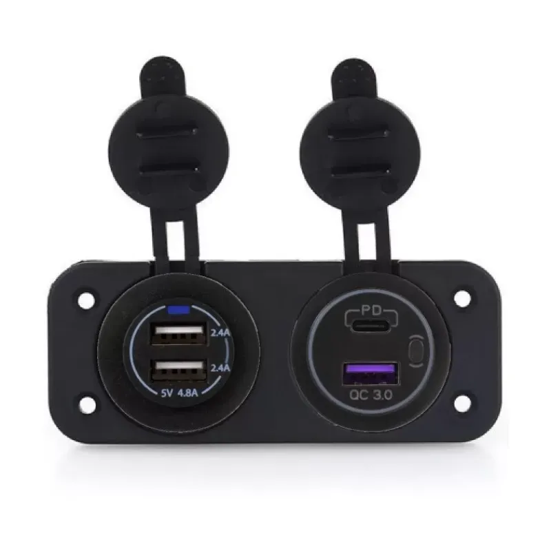 EM Prise 2 x USB2 + USB QC3 + Type C PD*Energie Mobile Sale