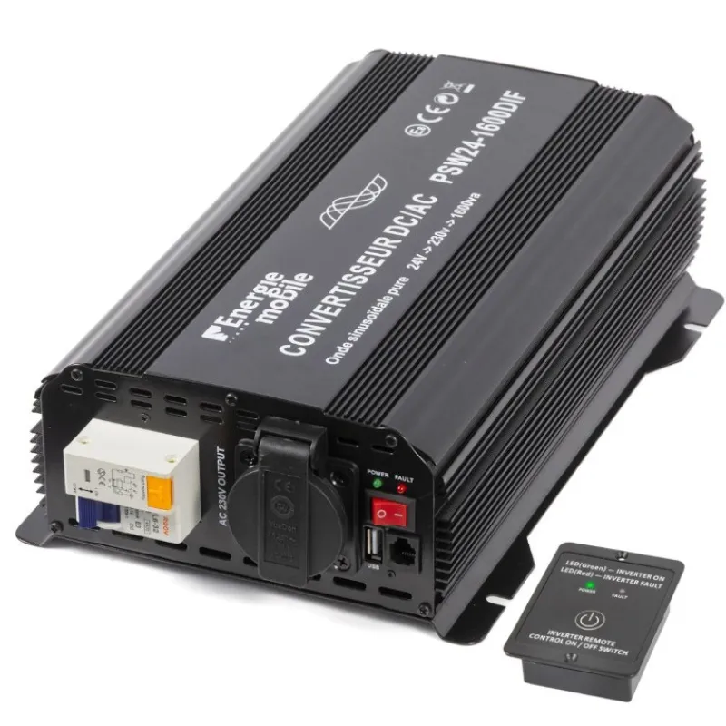 EM PSW DIF-V2 1600 Va | Convertisseur sinusoïdal DC-AC*Energie Mobile Hot
