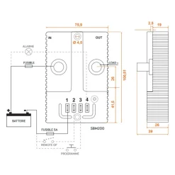 EM Sauvegarde de batterie SBM200 | 200 A*Energie Mobile Clearance