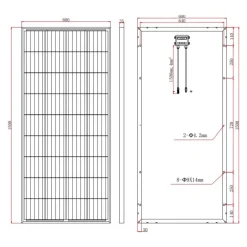 EM Série A-PERC 24V 210 W Solaire·Panneau Solaire Rigide|Energie Solaire·Panneau Solaire