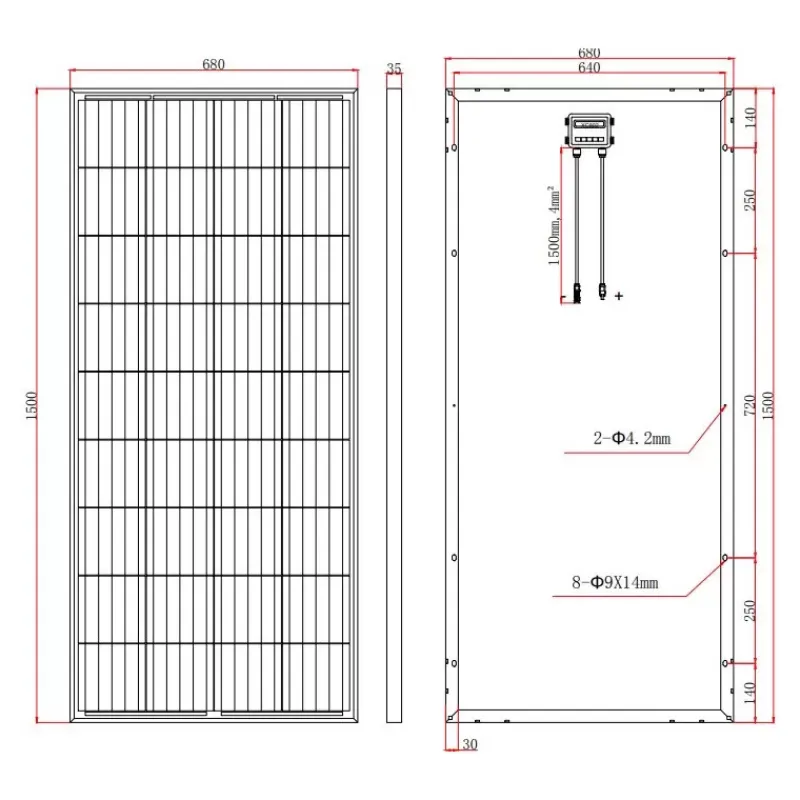 EM Série A-PERC 24V 210 W Solaire·Panneau Solaire Rigide|Energie Solaire·Panneau Solaire