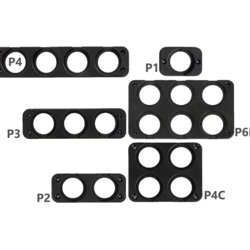 New EM Support encastrable accessoires DC Distribution & Protection·Prise Et Fiche Dc (Allume Cigare, 12V, Usb...)|Distribution & Protection·Tableau Électrique