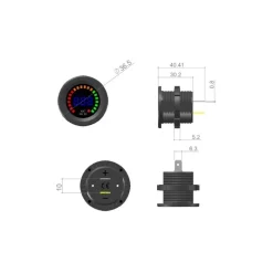 Best EM Voltmètre Pro DC Distribution & Protection·Contrôleur De Batterie & Indicateur De Charge|Distribution & Protection·Contrôleur De Batterie & Voltmètre