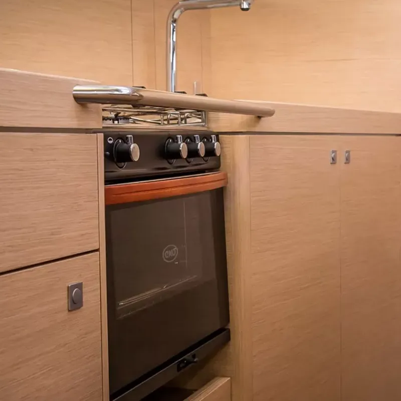 Outlet Cuisinière Allure 3 feux | four inox avec grill Cuisson Intérieure, Réchaud Et Réchaud-Four·Réchaud Four Gaz Et Cuisinière