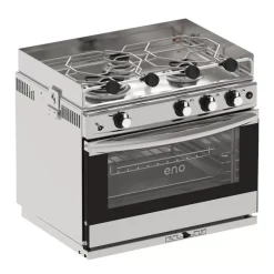 Hot Grand large 3 feux | four inox | avec grill Cuisson Intérieure, Réchaud Et Réchaud-Four·Réchaud Four Gaz Et Cuisinière