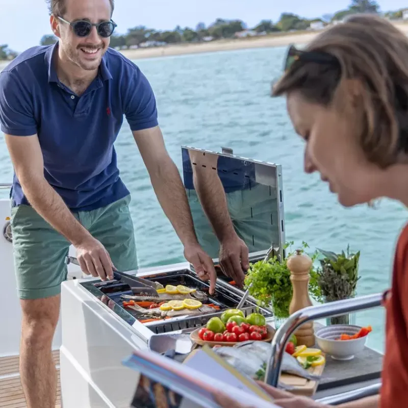 Plancha gaz avec couvercle Antigua*ENO Online