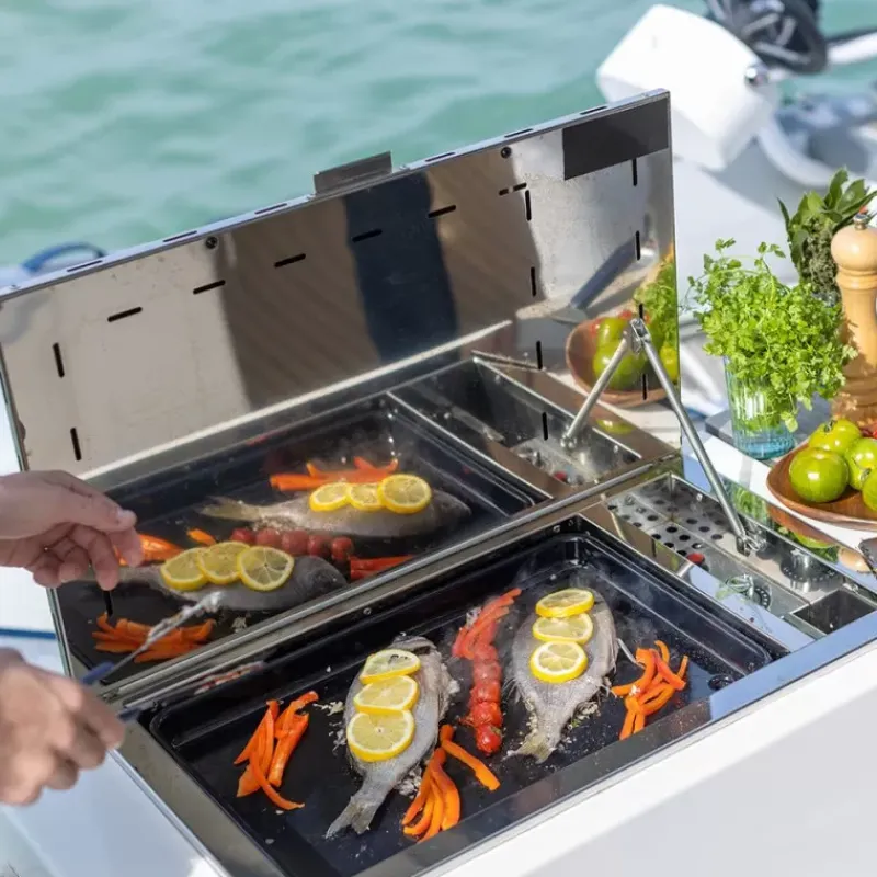 Plancha gaz avec couvercle Antigua*ENO Online