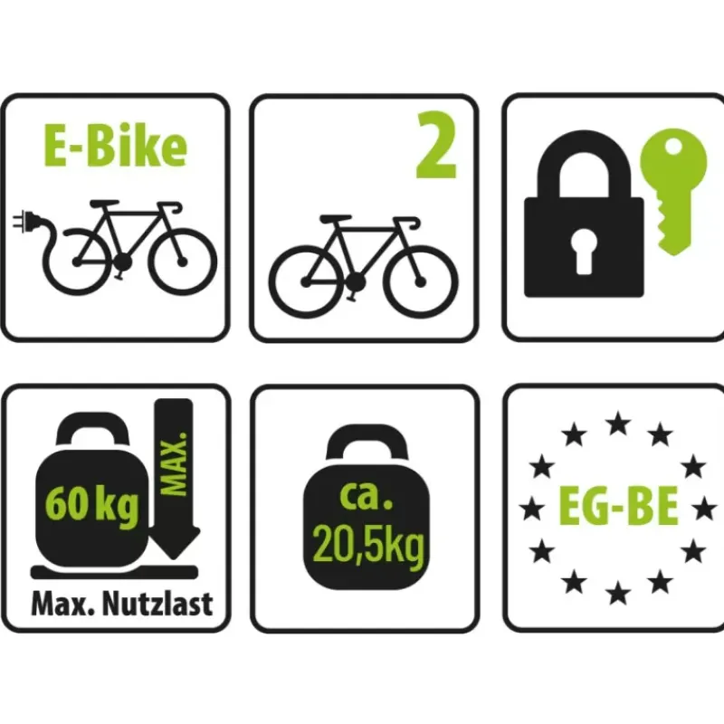 Porte vélos noir SD260*Eufab Sale