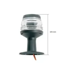 Feu blanc 360° sur hampe*Euromarine