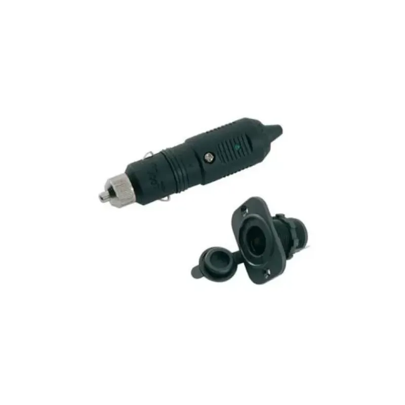 Fiche mâle + prise femelle allume-cigare 12V*Euromarine New