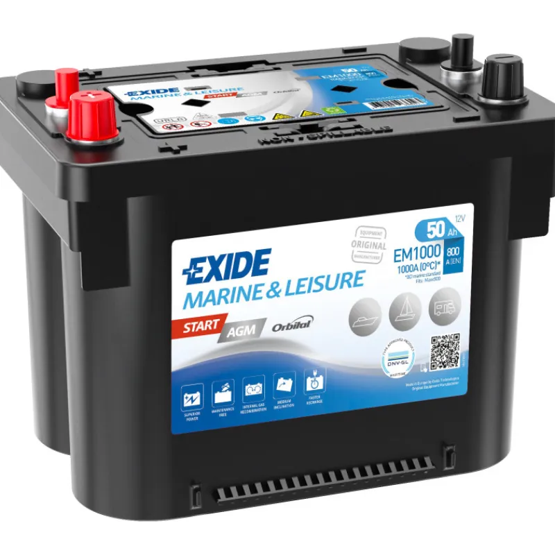 Batterie Start AGM EM1000 | 50 Ah*EXIDE Hot