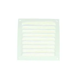 Grille alu laqué blanc sans moustiquaire*Fap Discount