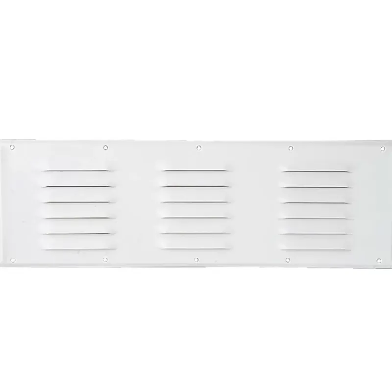 Grille alu laqué blanc sans moustiquaire*Fap Discount