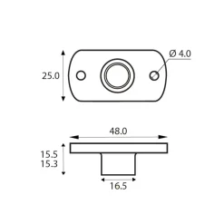 Clip femelle PC-SF1 | Standard Range*Fastmount New