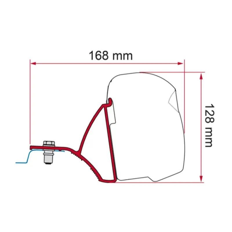 Adaptateur F43Van | Trafic 3*Fiamma Hot