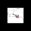 Adaptateur F40Van | VW T5 T6 T6.1 avec rail C*Fiamma New