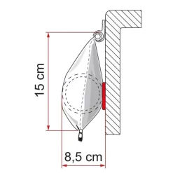 Clearance CaravanStore XL 500 Store·Store Pour Caravane