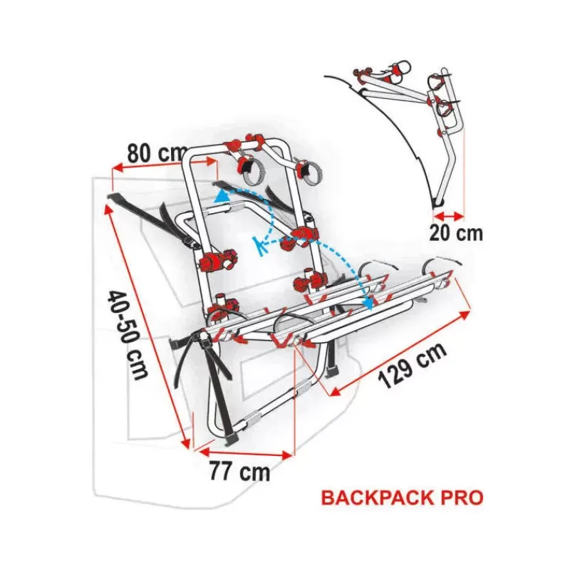 Outlet Carry-Bike Backpack Porte Vélos·Porte-Vélo Fourgon Aménagé