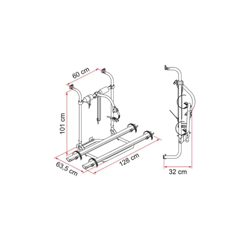 Discount Carry-Bike Caravan Hobby Porte Vélos·Porte Vélos Caravanes
