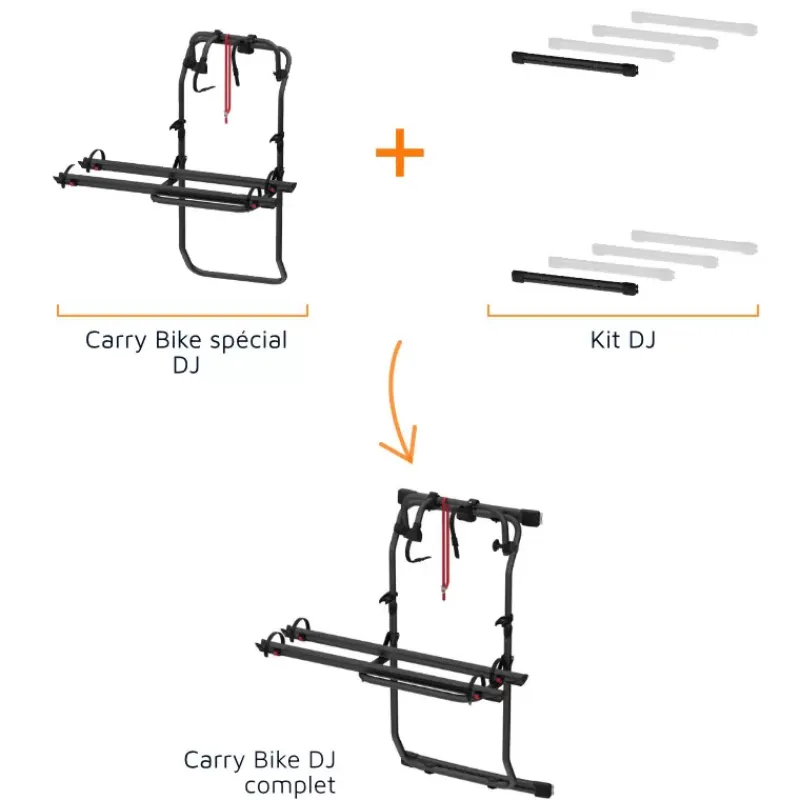 New Carry-Bike Serie DJ Porte Vélos·Porte-Vélo Fourgon Aménagé