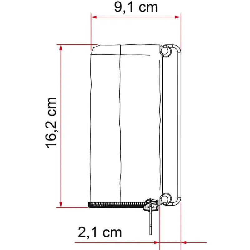 Outlet Compass 260 Store·Store Pour Camping-Car & Fourgon
