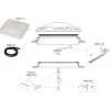 Extension Vent 40x40 White / Fumé / Crystal*Fiamma Outlet
