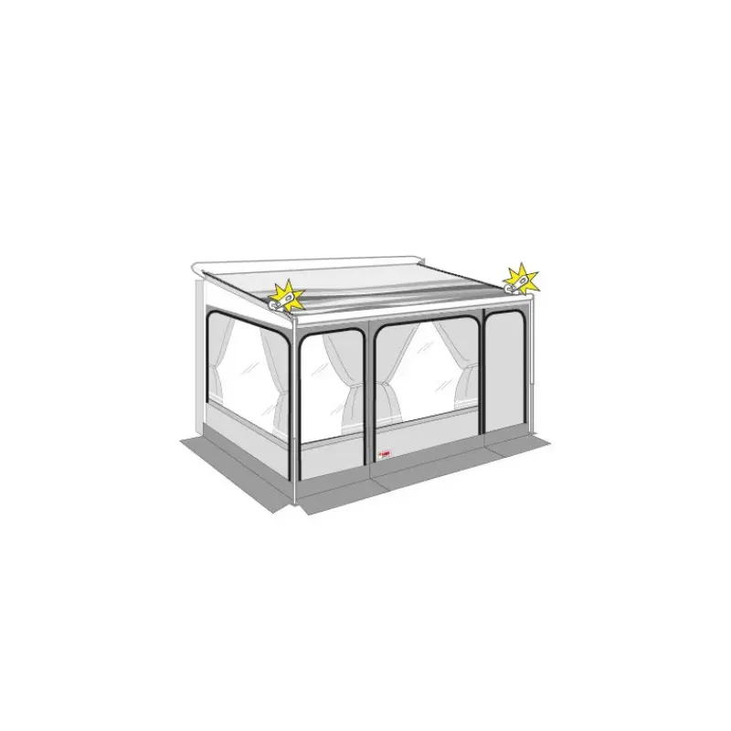 New Façade seule Caravanstore Zip Auvent & Sas·Accessoires Auvents & Solette