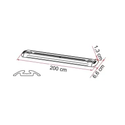 New Garage-Bars Premium 200 Accessoire Extérieur·Aménagement Soute & Coffre