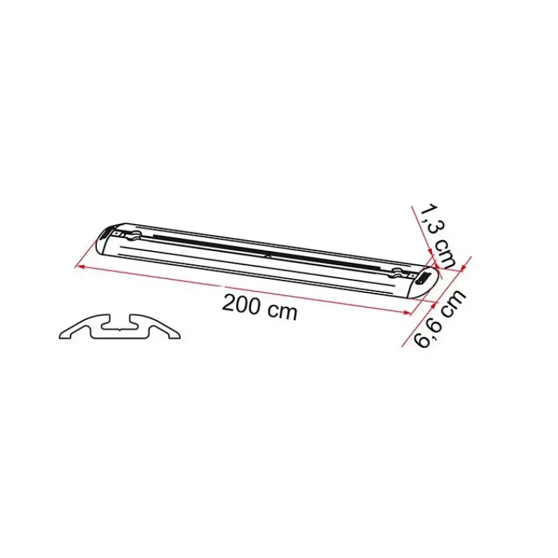 New Garage-Bars Premium 200 Accessoire Extérieur·Aménagement Soute & Coffre