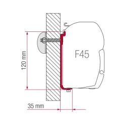 Outlet Kit AS 400 F45 S Store·Adaptateur De Store Camping-Car