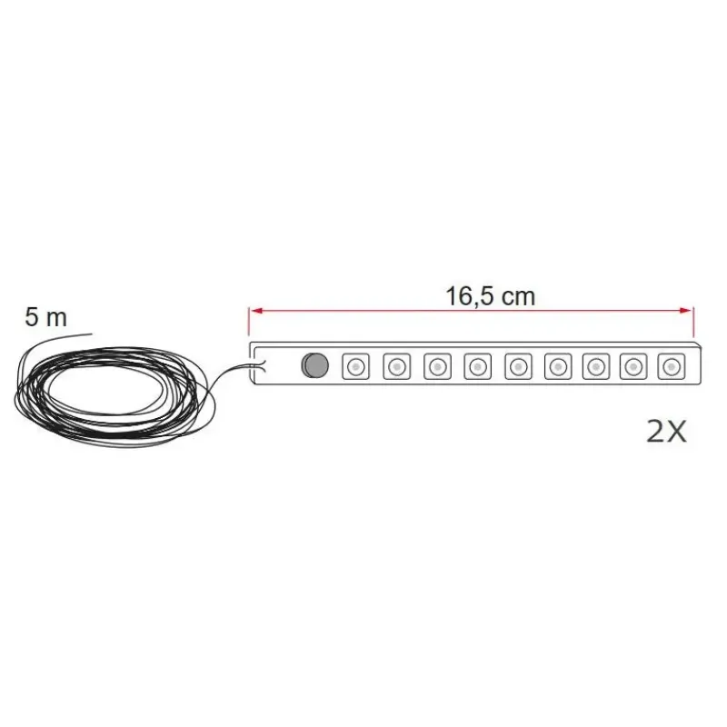 Outlet Kit Awning LED Store·Accessoires Stores|Eclairage & Lampe·Eclairage Extérieur