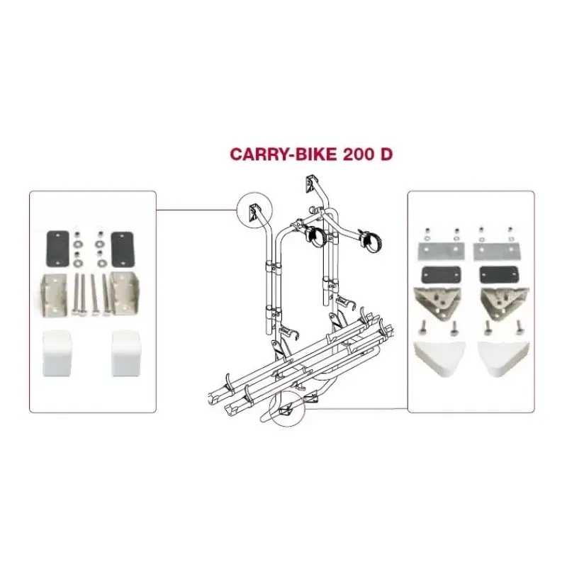 Kit de fixation Carry-Bike 200D*Fiamma Sale