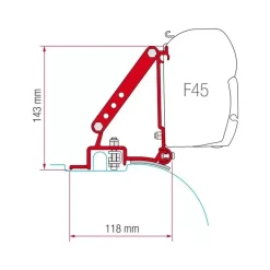 Kit F45 Ducato de 1994 à 2006*Fiamma Discount