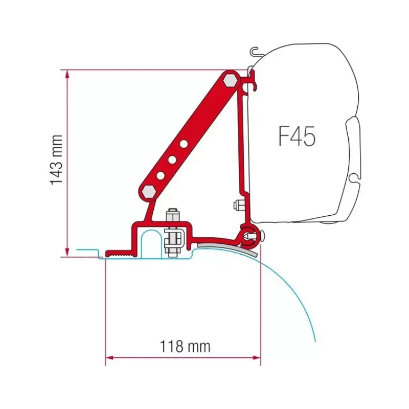 Kit F45 Ducato de 1994 à 2006*Fiamma Discount