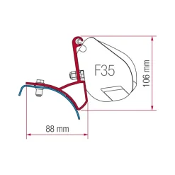 Kit F35 Pro R Trafic 2*Fiamma Best