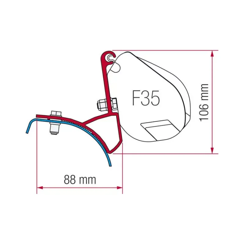 Kit F35 Pro R Trafic 2*Fiamma Best
