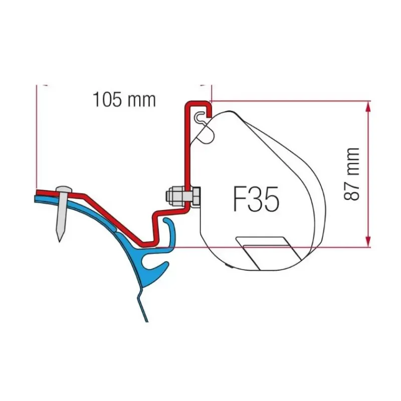 Outlet Kit F35 Pro VW T6 Kepler Store·Adapteur De Store Van Et Fourgon