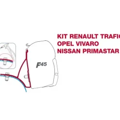 Online Kit F45 R Trafic 2 / O Vivaro Renault Trafic / Primastar / Vivaro / Nv300|Store·Adapteur De Store Van Et Fourgon