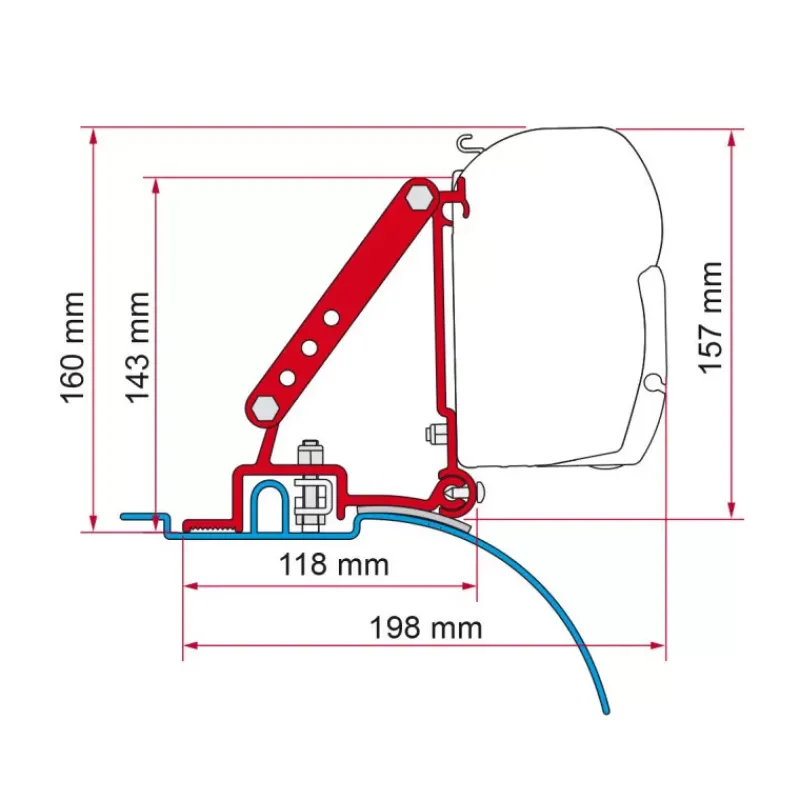 Kit F45 S Ducato H2*Fiamma Sale